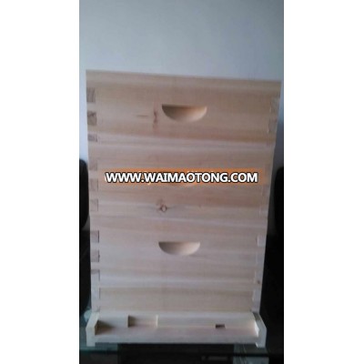 Top quality 3 Layer Langstroth Size Bee Hive Box With Metal Roof